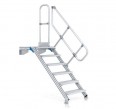 Zarges Podesttreppe 45° 1000mm Stufenbreite 9 Stufen-small
