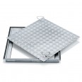 Zarges Schachtabdeckung aus Stahl mit Deckplatte 600 mm x 400 mm