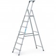 Zarges genietete Stehleiter eloxiert Scana S 7 Stufen-small