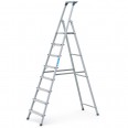Zarges genietete Stehleiter eloxiert Scana S 8 Stufen