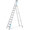 Zarges gebördelte Stehleiter Saferstep S eloxiert 10 Stufen-small