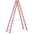 Zarges Vollkunststoff-Sprossen-Stehleiter EFA B 2x10 Sprossen