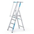 Zarges Stufenleiter ZAP Safemaster S mit großer Plattform 4 Stufen
