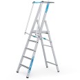 Zarges Stufenleiter ZAP Safemaster S mit großer Plattform 5 Stufen