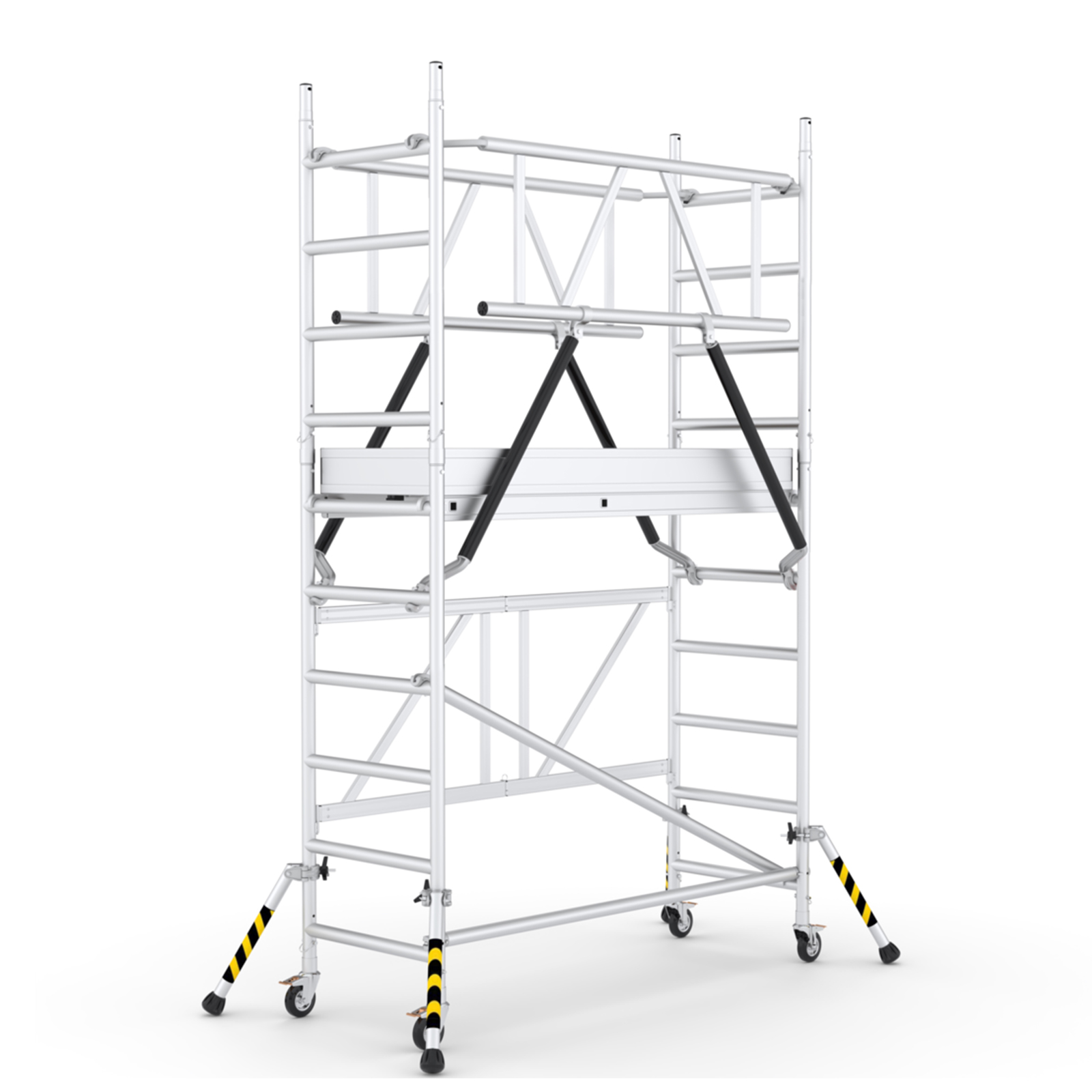 ABS Klapp-Roll-Arbeitsbühne mit 3,86m Arbeitshöhe