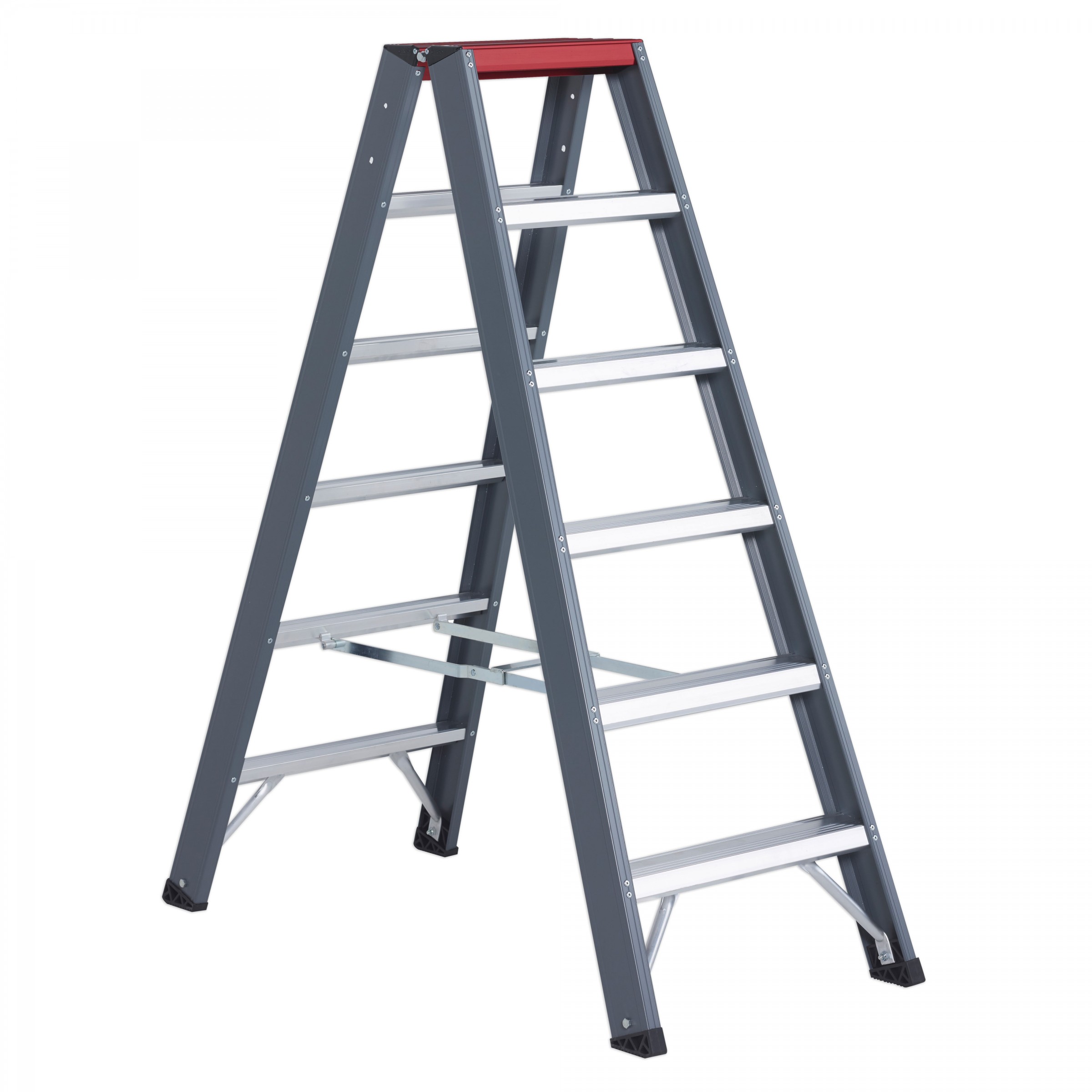 Altrex Falco beidseitig begehbare Stufenleiter FDO 6 Stufen ohne Bügel