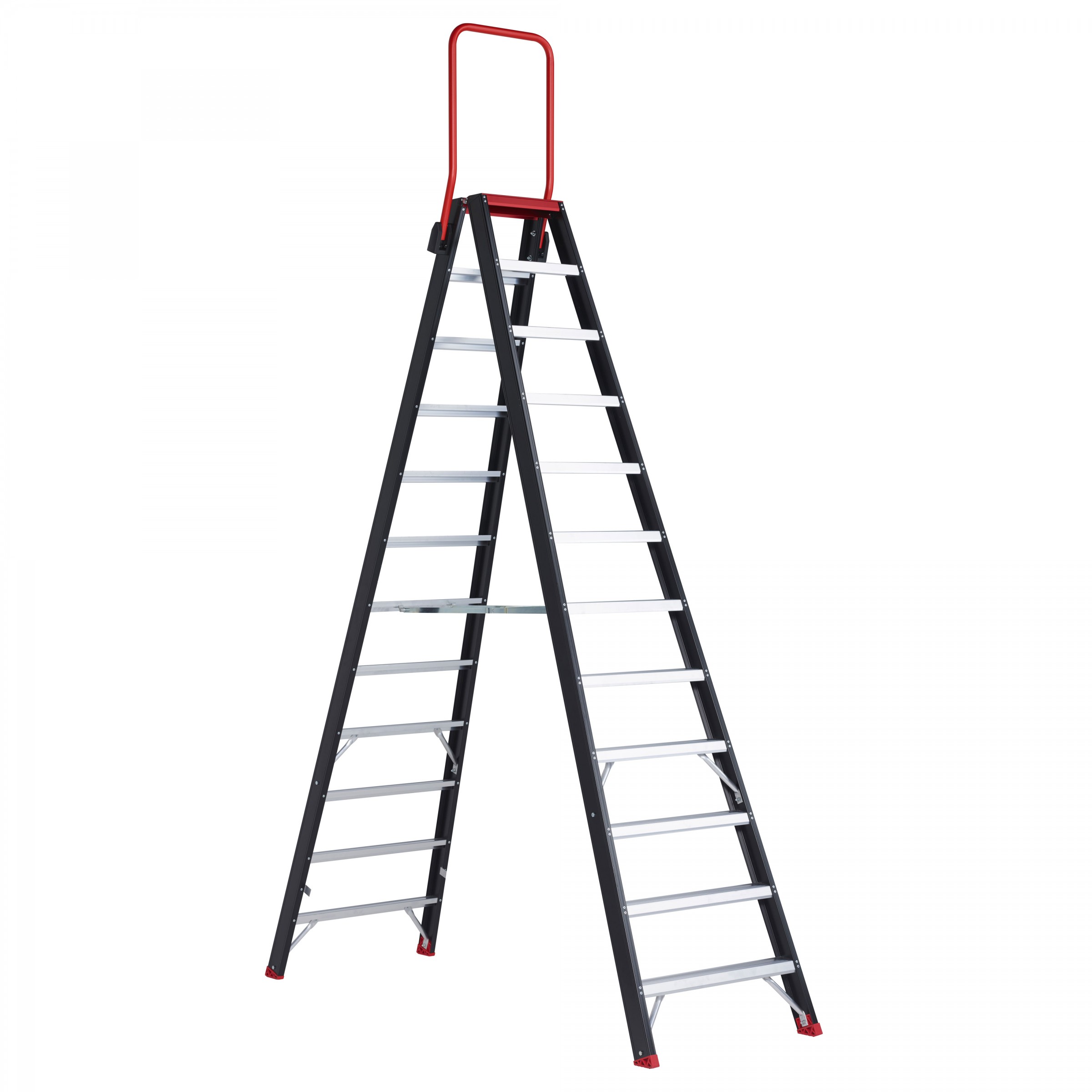 Altrex Taurus beidseitig begehbare Stufenleiter TDO 12 Stufen mit Bügel