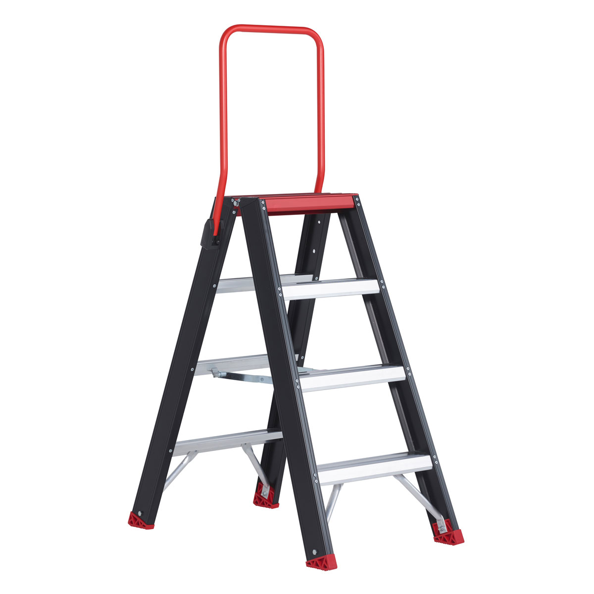 Altrex Taurus beidseitig begehbare Stufenleiter TDO 4 Stufen mit Bügel