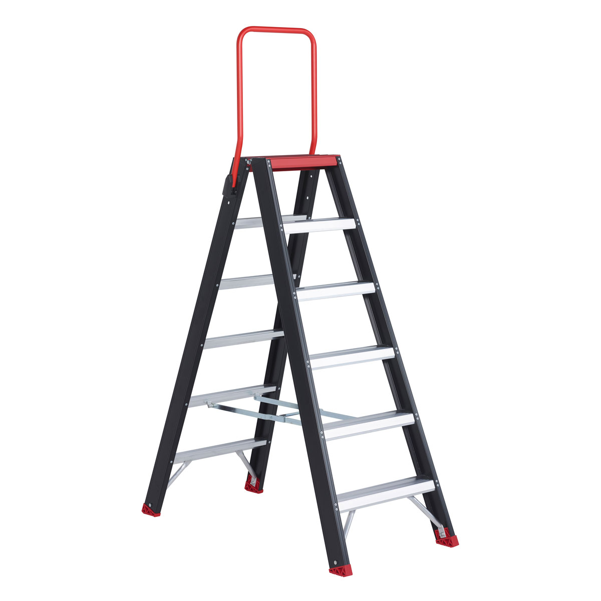 Altrex Taurus beidseitig begehbare Stufenleiter TDO 6 Stufen mit Bügel