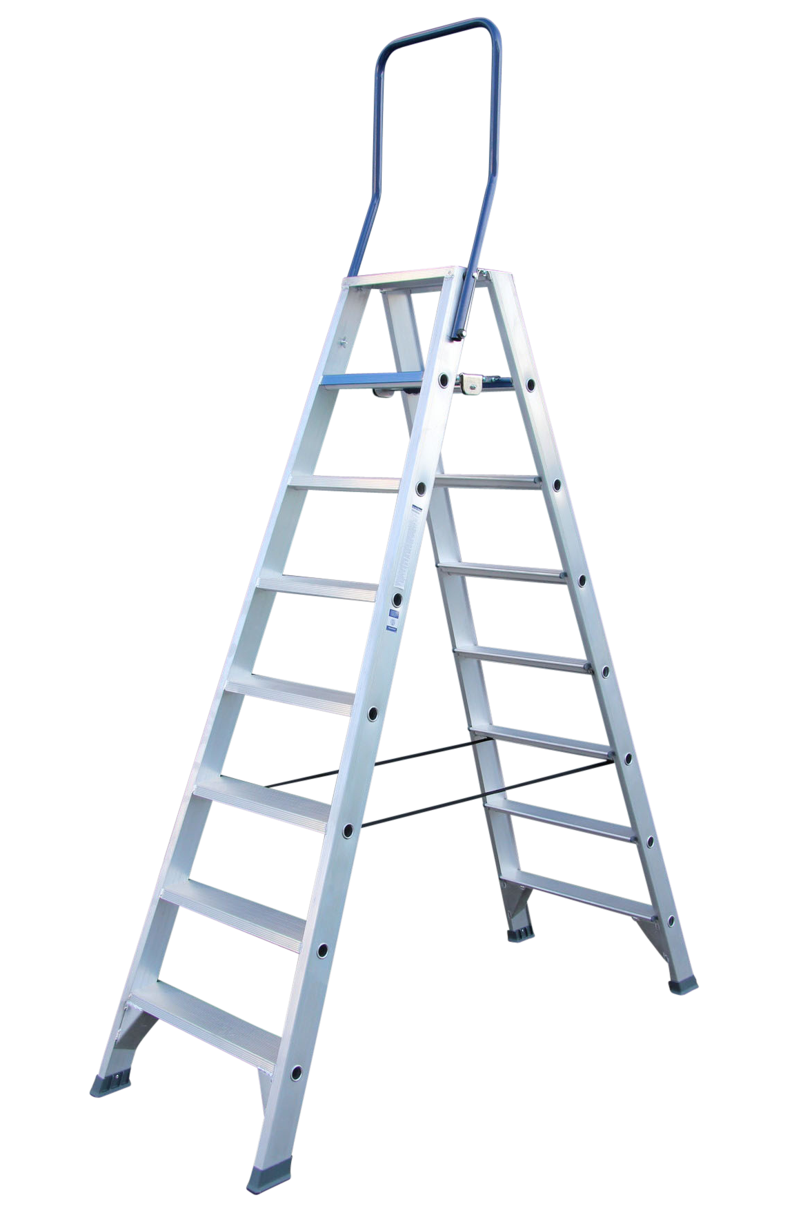 ASC Stufenstehleiter DT-8 doppelseitig 8 Stufen mit 4,02m Arbeitshöhe