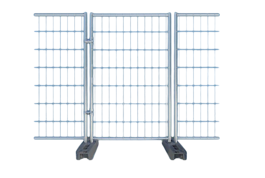 Bauzaun Tür Lauftor mit 2 Drehgelenken 1,20x2,00m