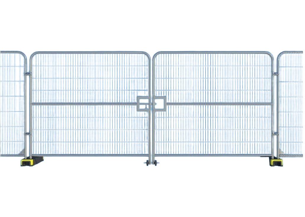 Bauzaun LKW Tor für geschlossene Bauzaunabsperrungen