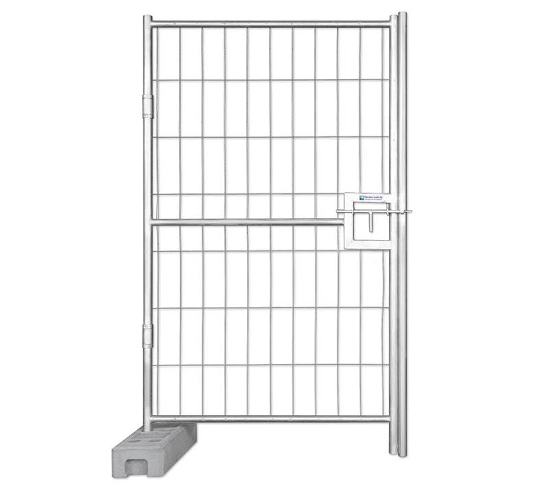 Bauzaun Tür 1,25x2,00m - für alle gängigen Mobilzäune mit 2m Höhe