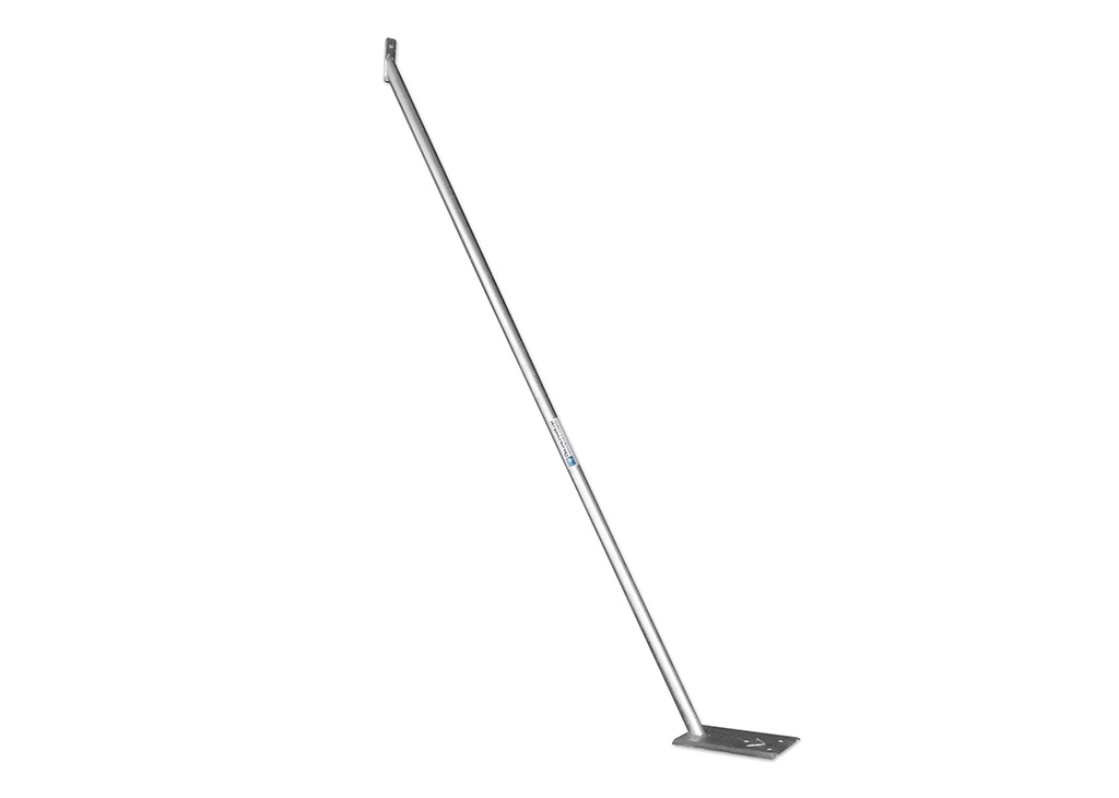 Bauzaun Stützstreben mit Erdplatte groß