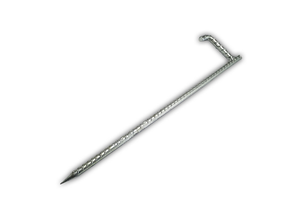 Erdnagel für Bauzaun vollfeuerverzinkt