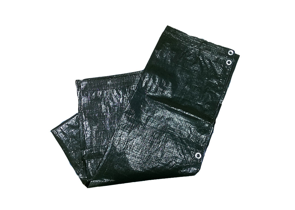 Universal Abdeckplane in Schwarz mit Rastermaß 3,50x2,00m