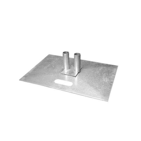 Standplatte für Bauzaun
