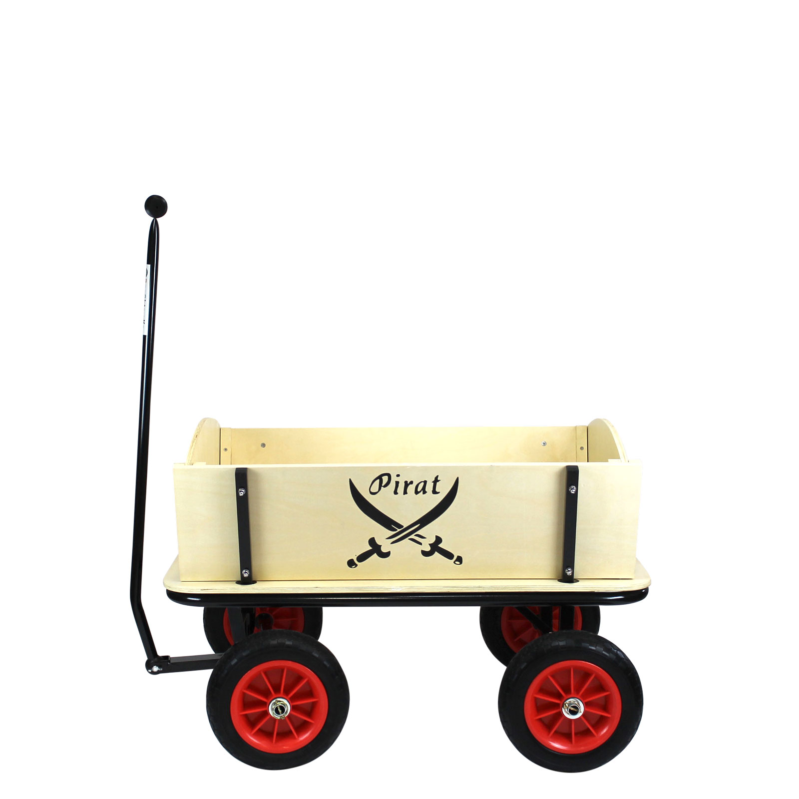 Beachtrekker Style Holz Bollerwagen Handwagen Pirat