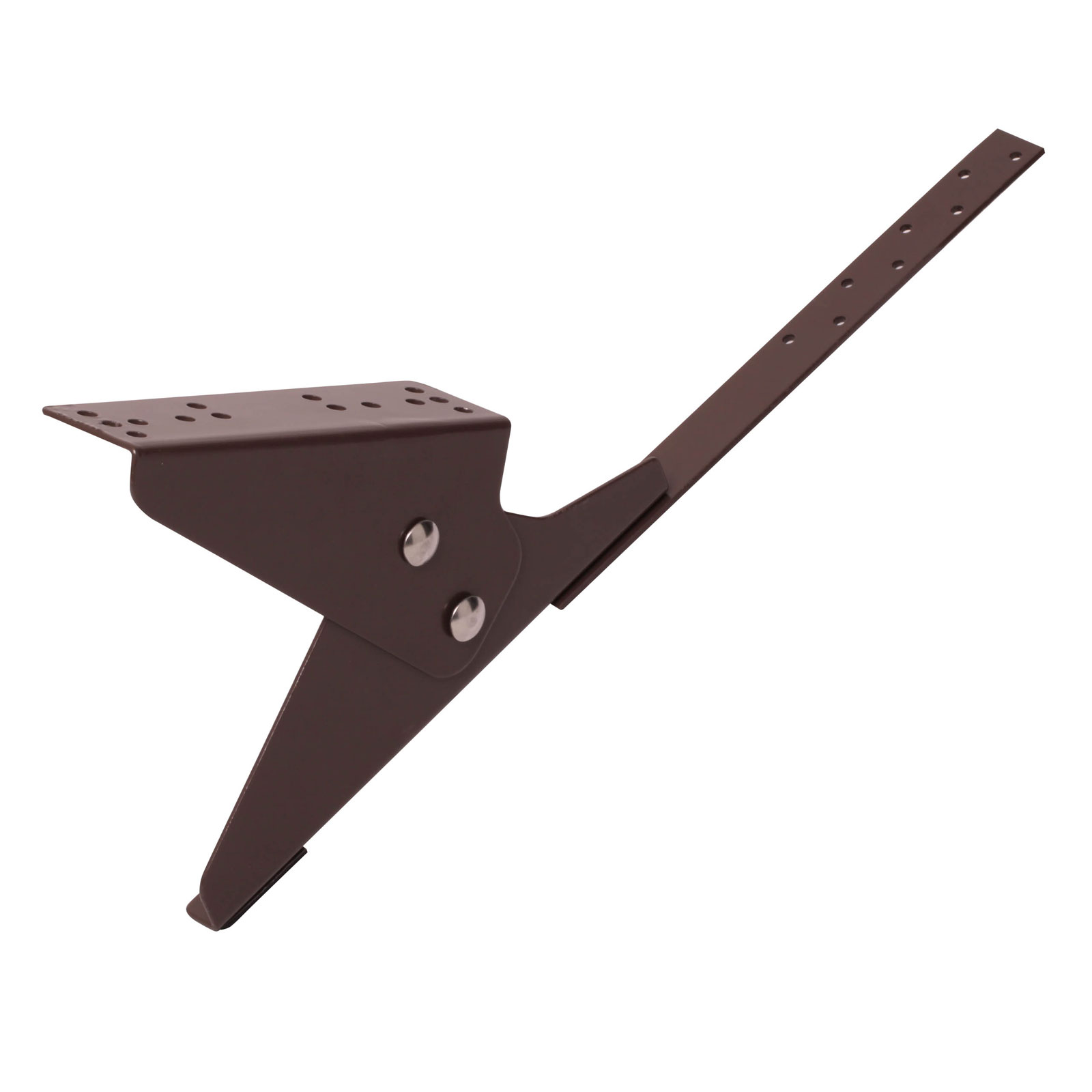 Universal Laufroststütze, Schraub-Montage, braun