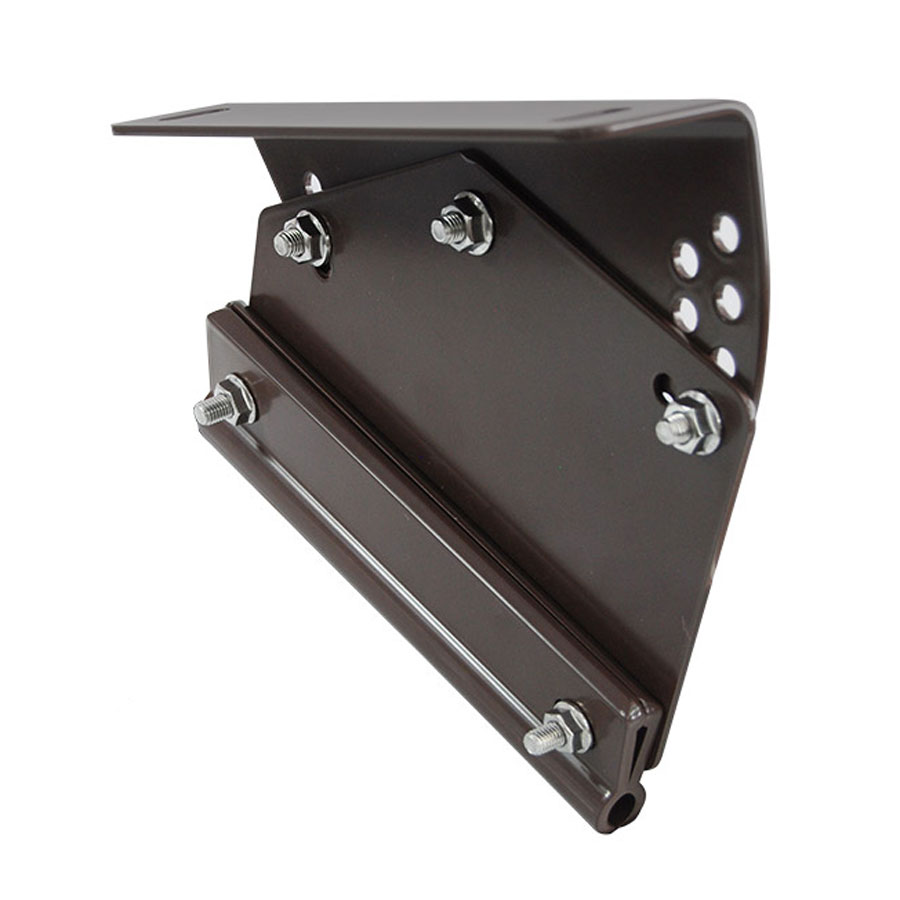 Laufroststütze für Rundkopf-Blechdach 0-40°, braun