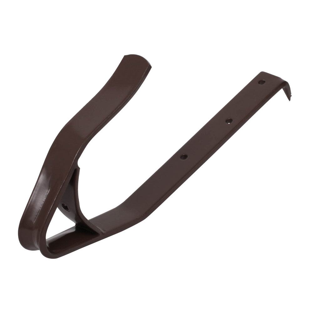 Dachhaken für Schiefer, gerade, braun