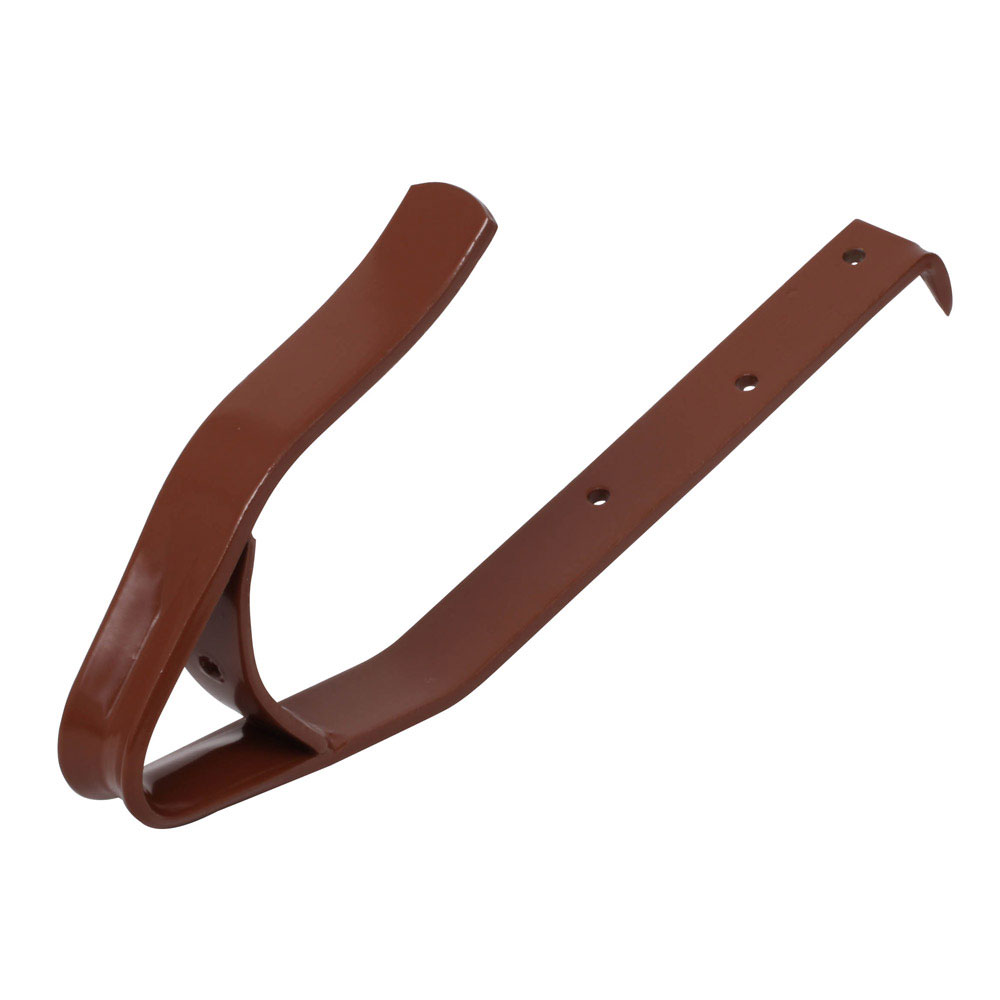 Dachhaken für Schiefer, gerade, rotbraun