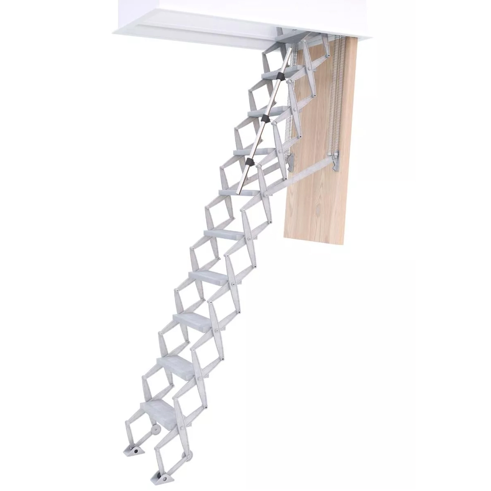 Dolle alu-top Bodentreppe Scherentreppe bis 279cm Raumhöhe mit U-Wert 0,58