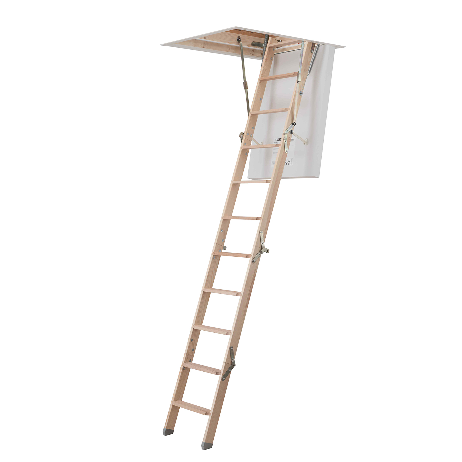 Dolle Bodentreppe mini 4-teilig bis 270cm Raumhöhe mit U-Wert 0,64 Standardmaße