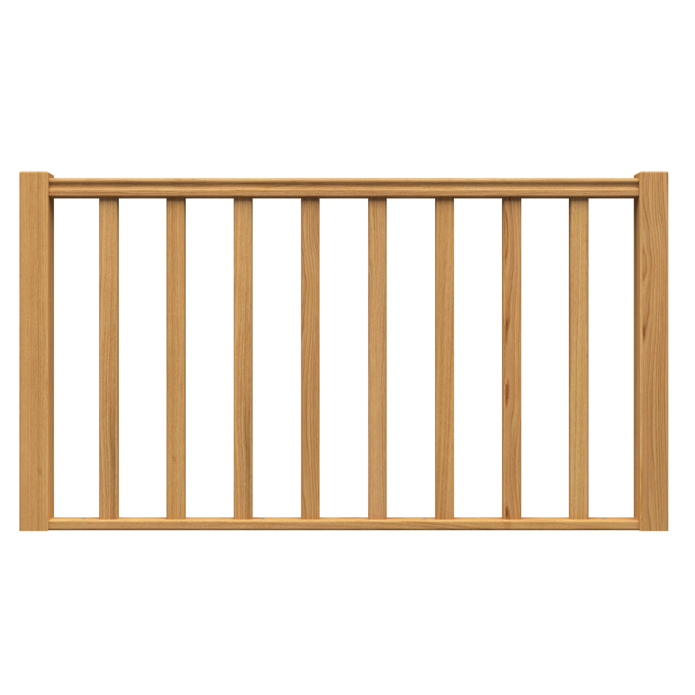 Dolle Brüstungsgeländer mit Holzhandlauf 1m passend für die Raumspartreppe Paris, Burgau oder Bern