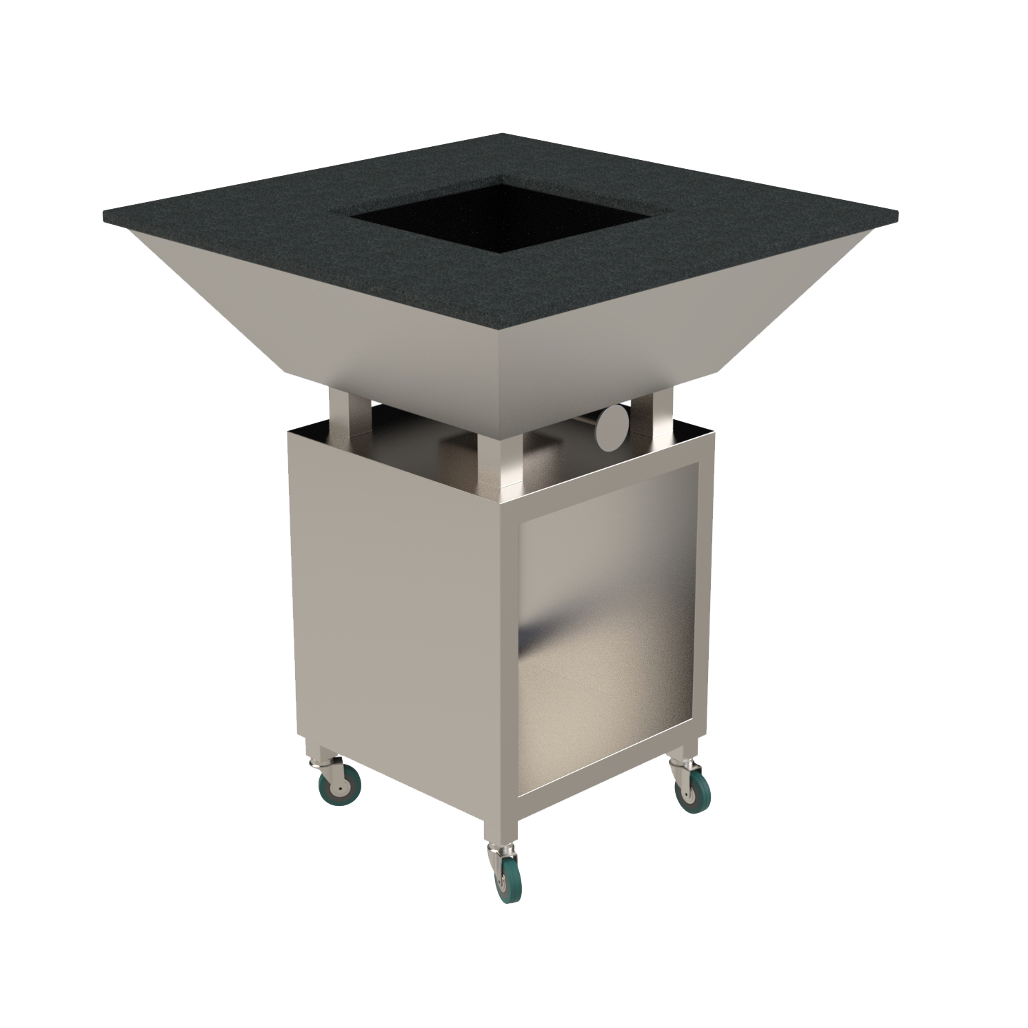 Eichenwald Edelstahl Grill mit Granitauflage