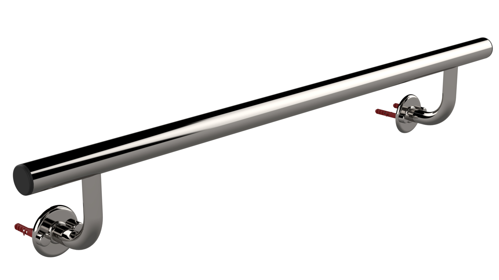 Eichenwald Modell 14.1 Haltestangen Länge 1,0m mit 2 gebogenen Stützen