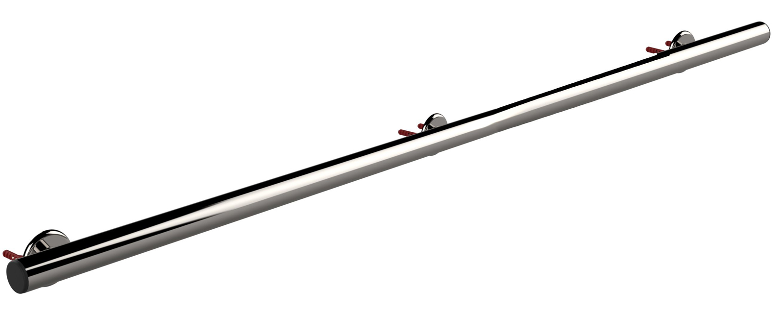 Eichenwald Modell 14.1 Haltestangen Länge 2,0m mit 3 schrägen Stützen