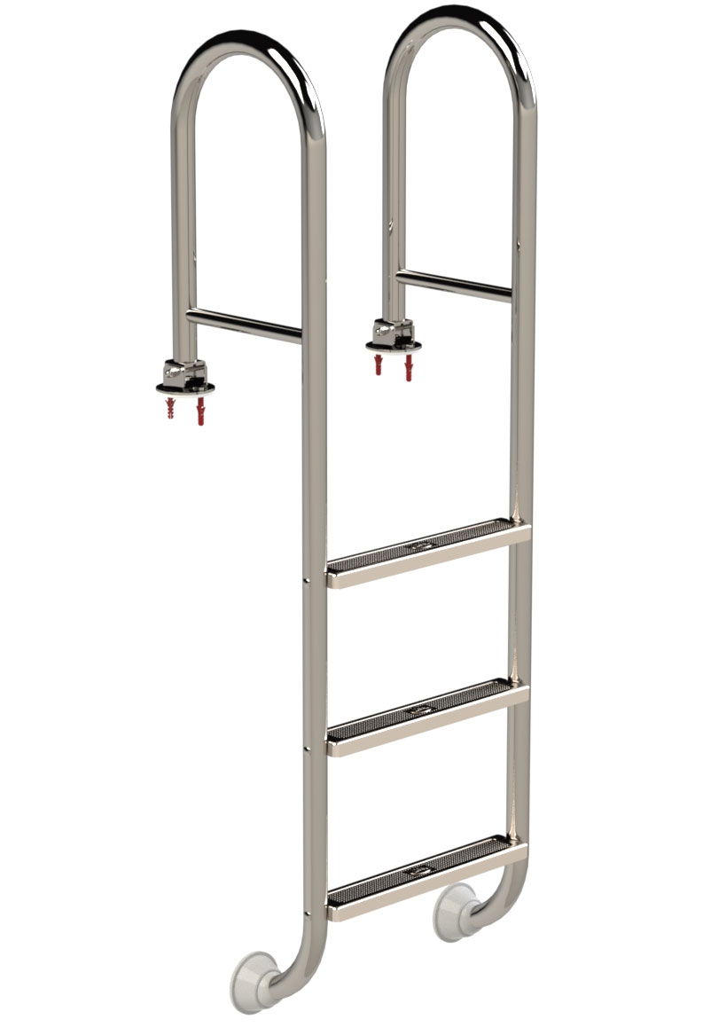 Eichenwald Poolleiter Modell 02 Tina klappbar Beckentiefe 1060mm 3 Stufen