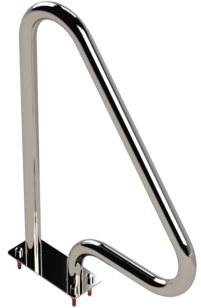 Eichenwald Modell 16.2 Griffbogen Typ B für Schwimmbäder durchgehende Flanschplatte