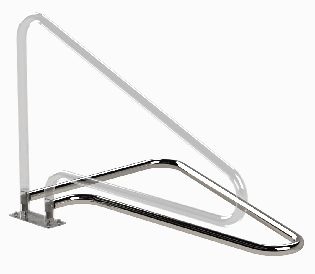 Eichenwald Modell 16.4 Griffbogen Typ L für Schwimmbäder 90° kippbar