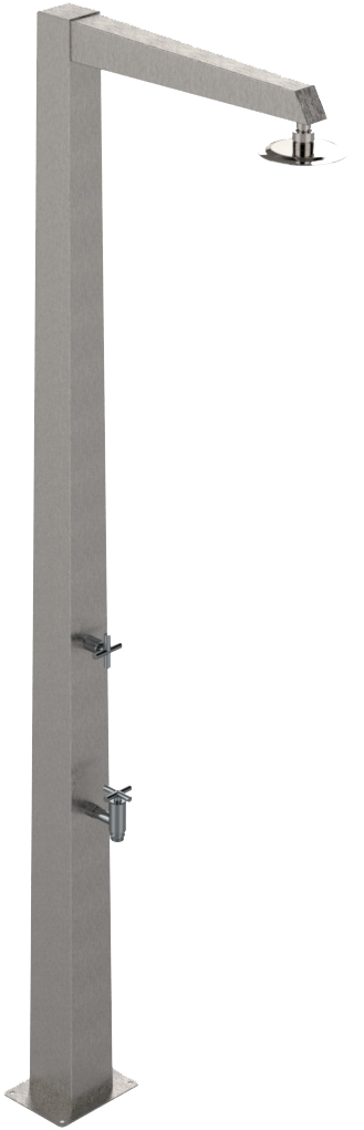 Eichenwald Modell 36 Gartendusche Niagara Typ Kaltwasser Gehäuse geschliffen mit Entnahmeplan