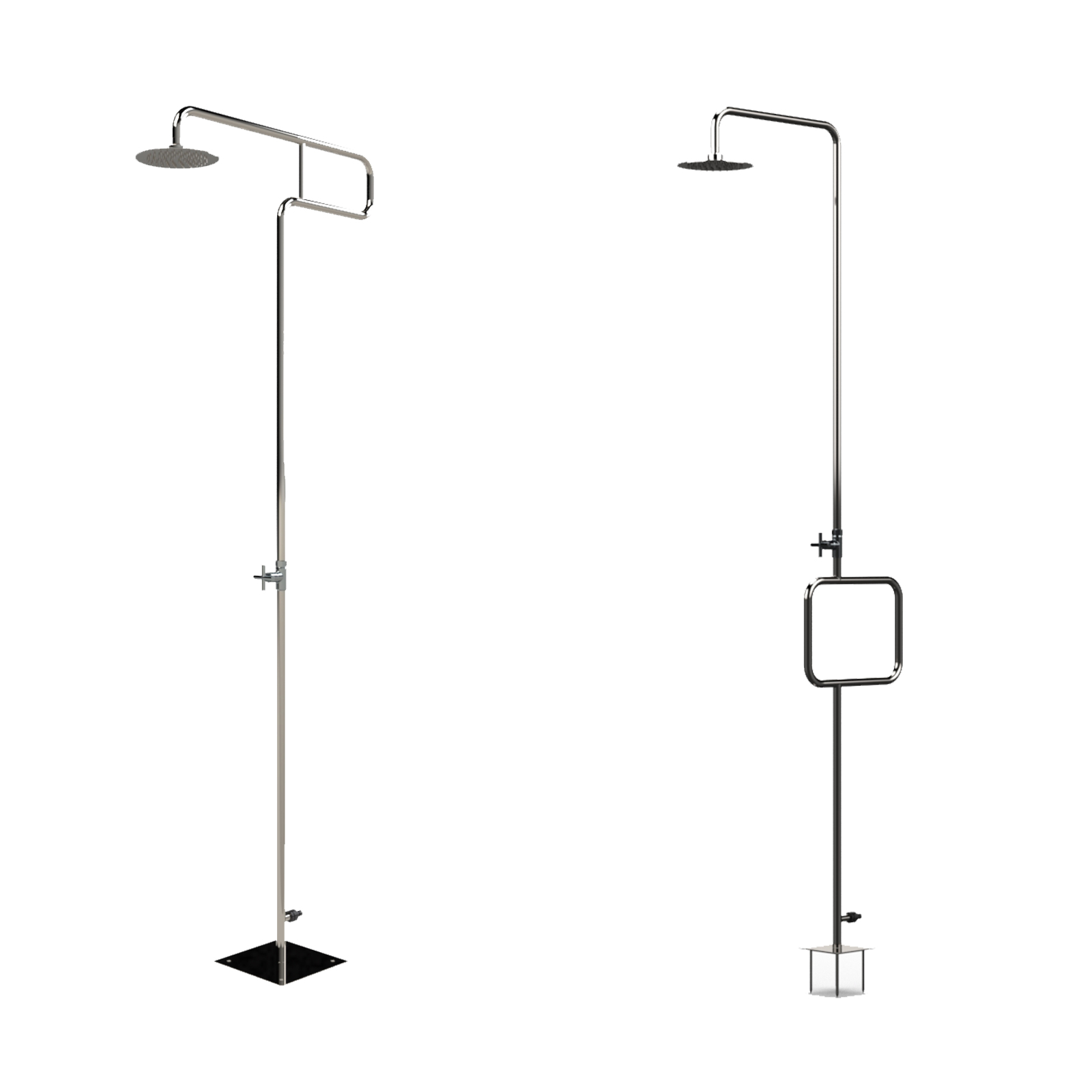 Eichenwald Modell 70 Gartendusche mit Erddornen