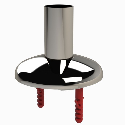 Eichenwald Montageset Modell 66 Flanschbefestigung V4A Edelstahl ø40mm 2 Stück