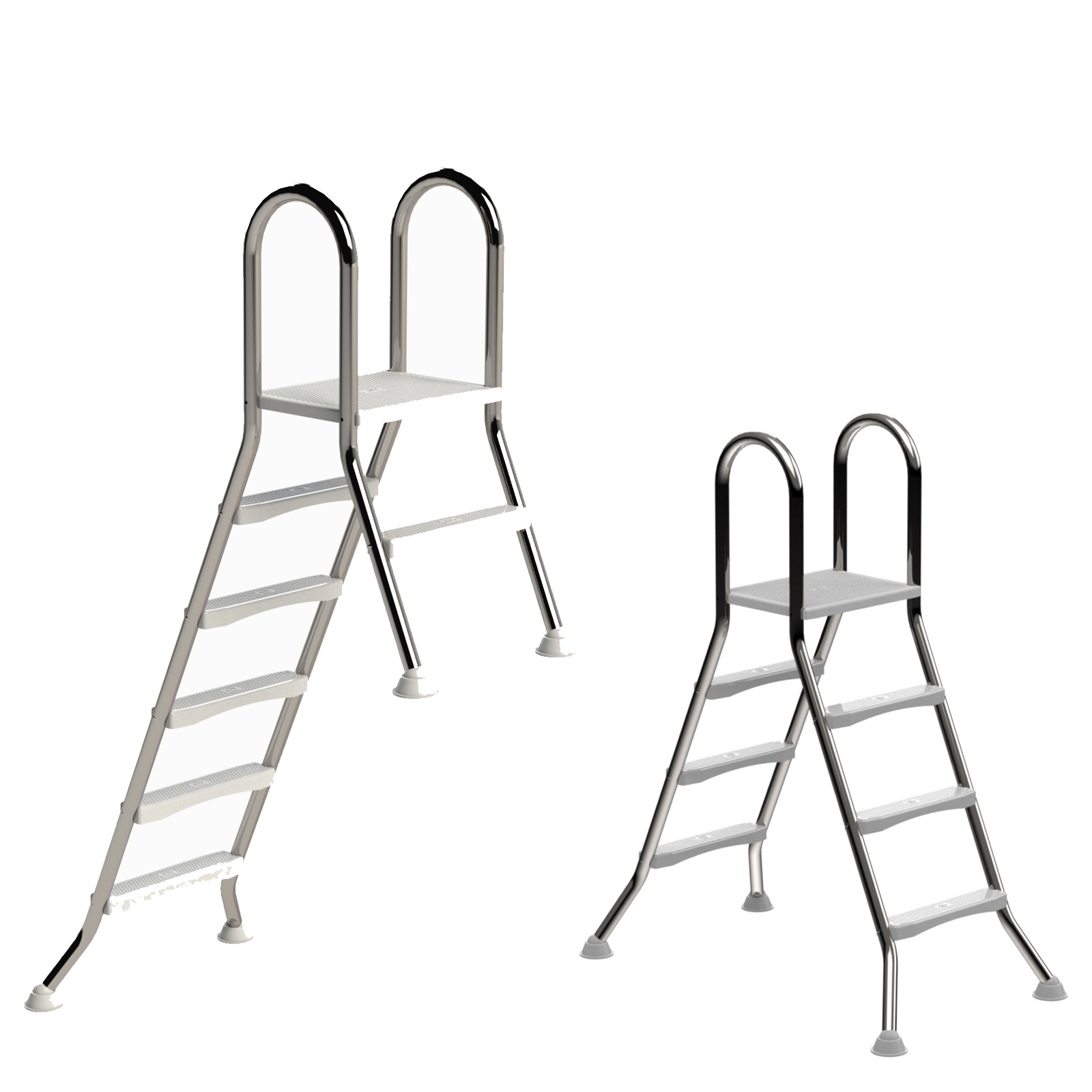 Eichenwald Poolleiter Modell 57 Hochbeckenleiter freistehend bis Beckenhöhe 1,50m/1,50m