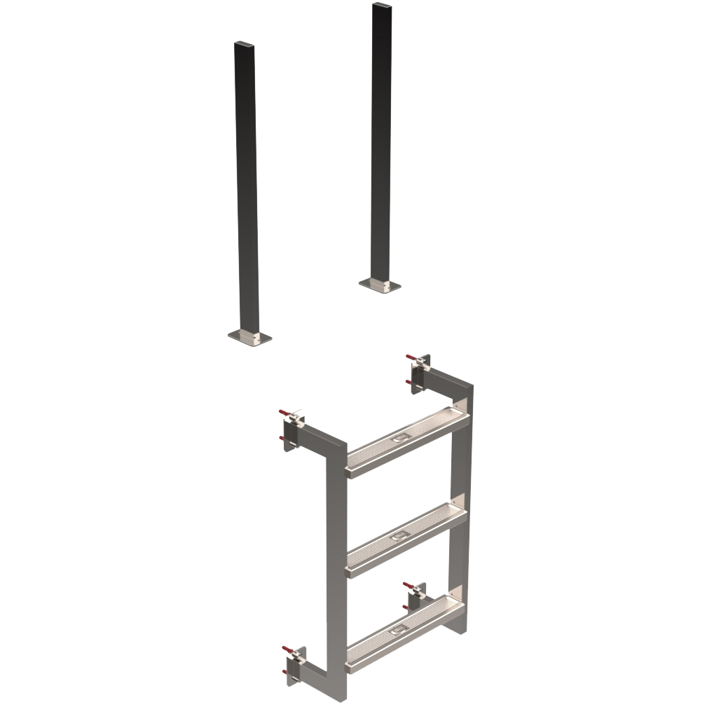 Eichenwald Poolleiter Modell 12.3 Klassik bis Mindestbeckentiefe 1620mm