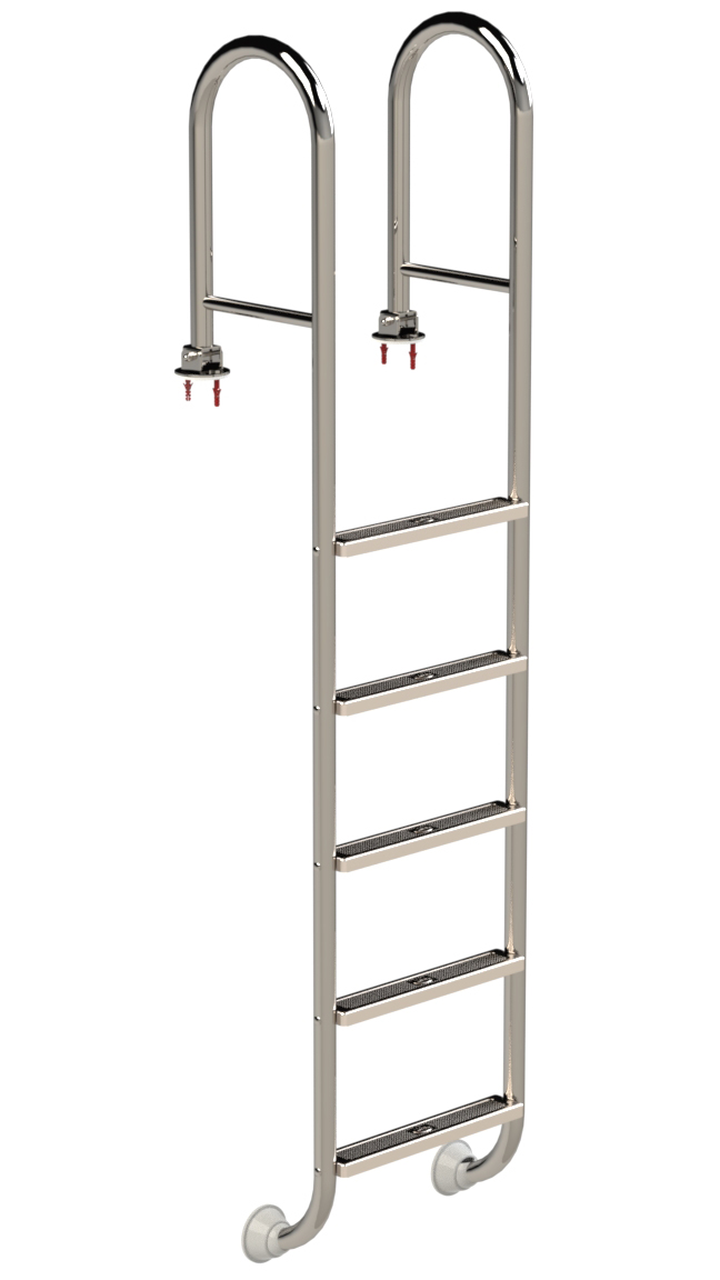 Eichenwald Poolleiter Modell 02 Tina klappbar Beckentiefe 1620mm 5 Stufen