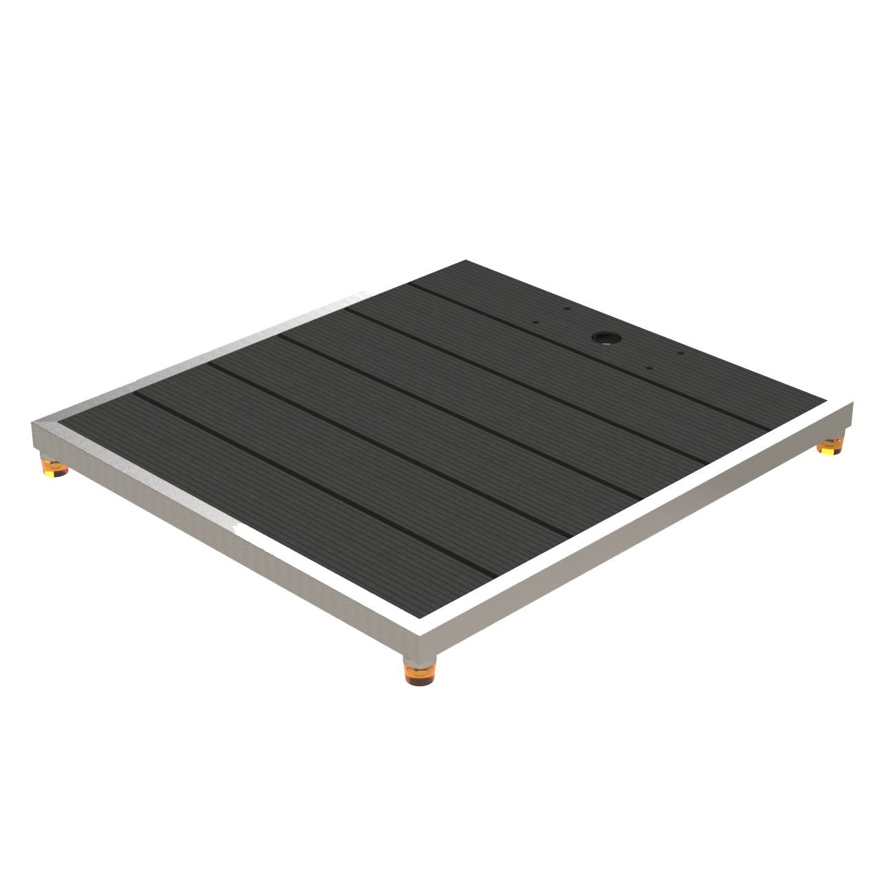 Eichenwald Modell 70 WPC Universal Plattform für Gartenduschen anthrazit