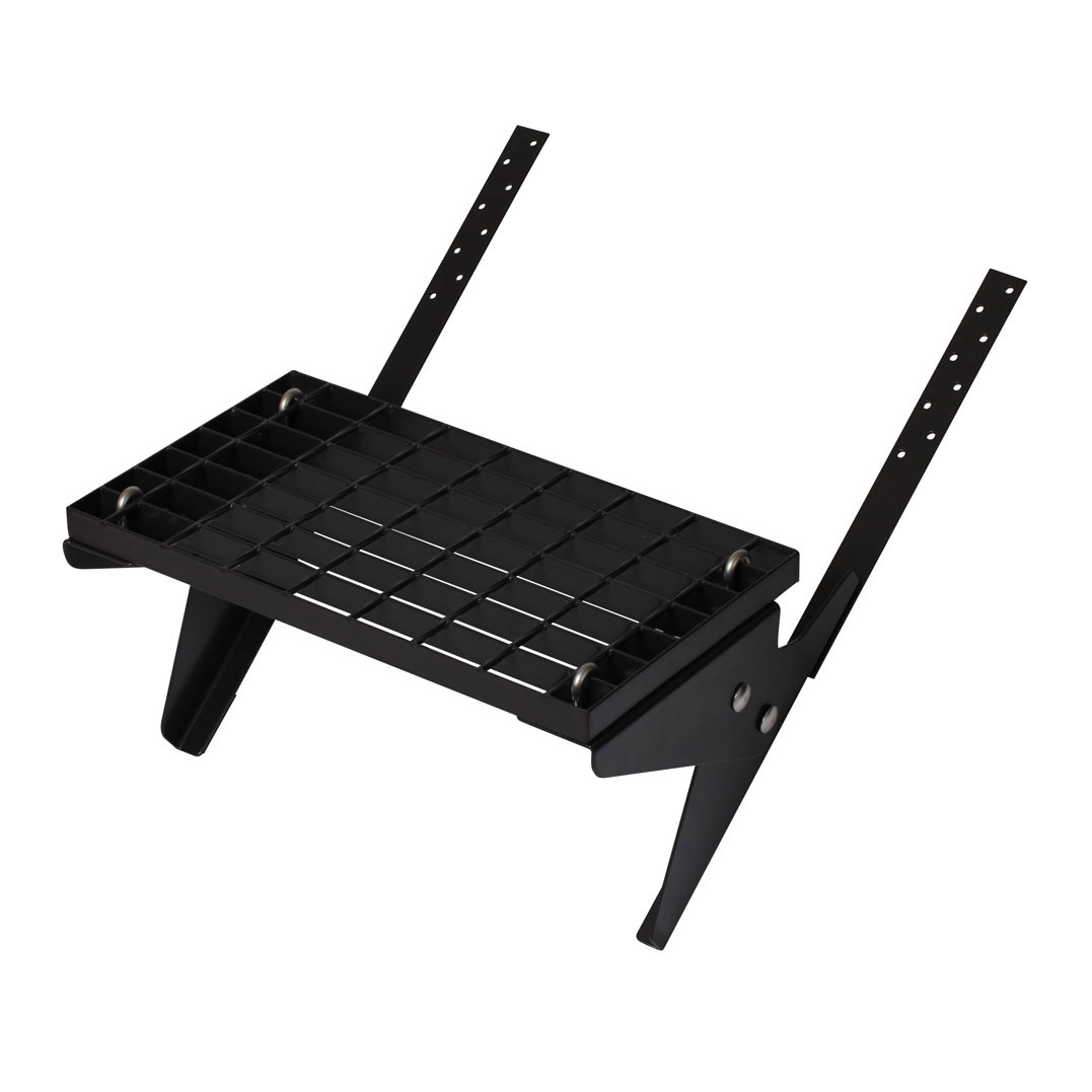 Dachtritt-Set 42x25cm, Schraub-Montage, anthrazit