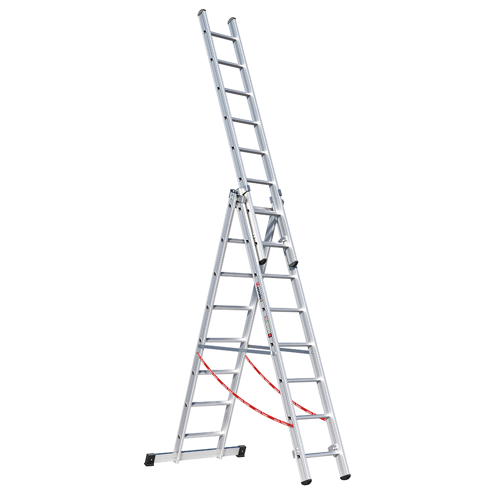 Euroline Premium 307 Mehrzweckleiter 3x8 Sprossen