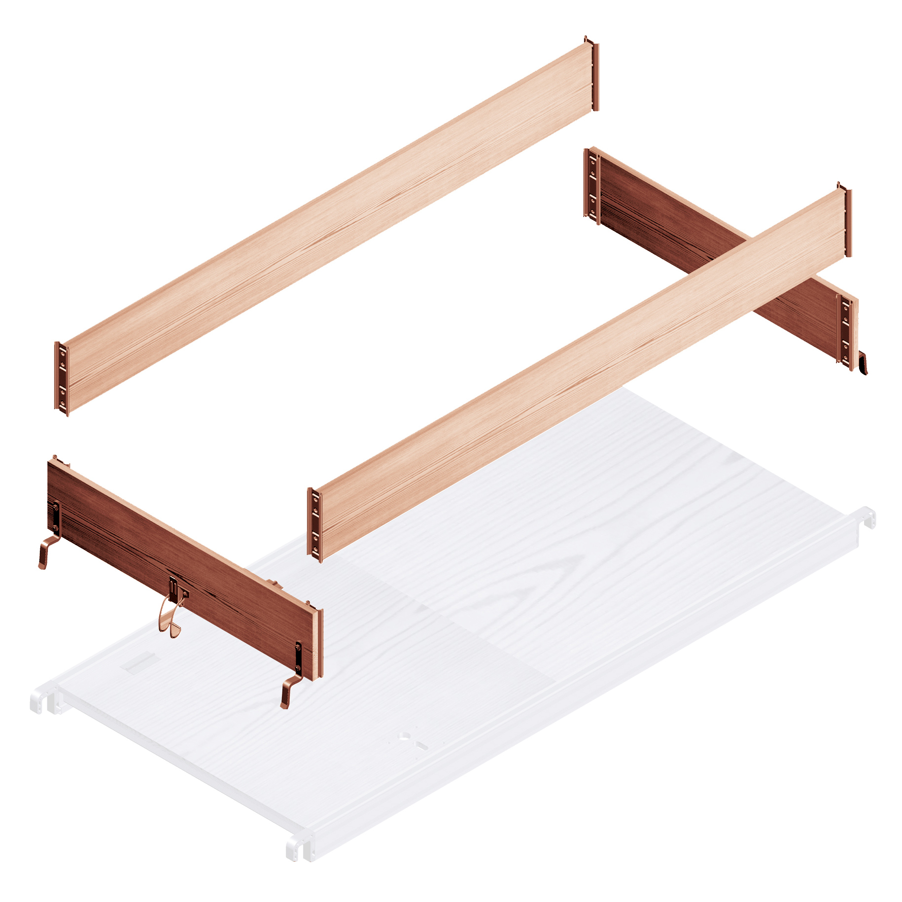 Facal Bordbrett für Fahrgerüst Alumito