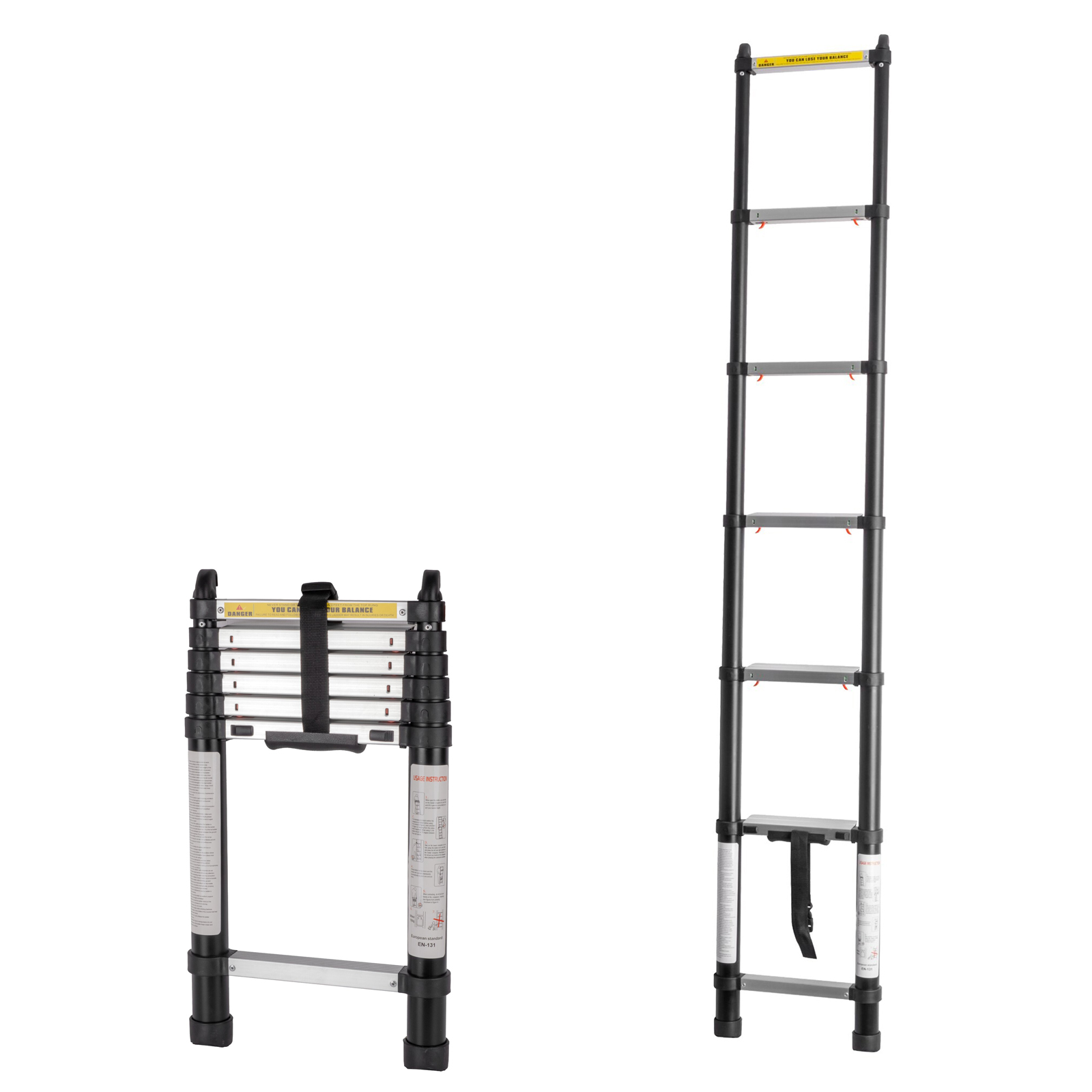 Frankana Teleskopleiter Laddy Alkoven Air von Brunner 7 Stufen