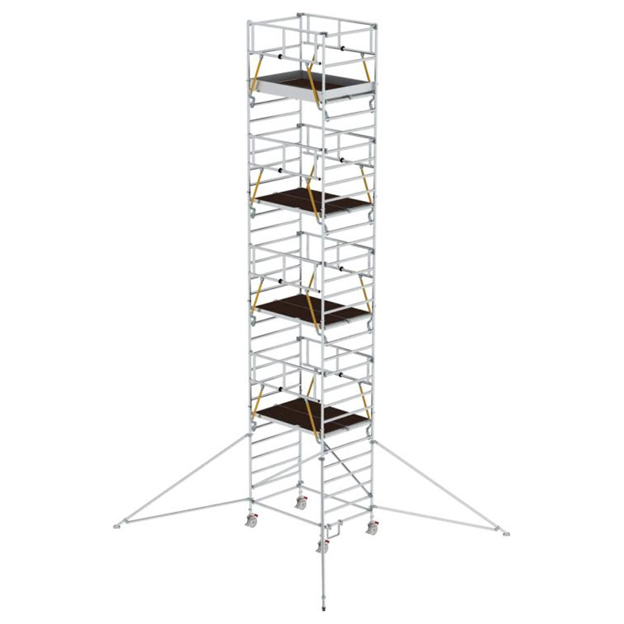 MUNK Rollgerüst SG mit Doppelplattform 1,35x1,80m und Ausleger 10,39m AH