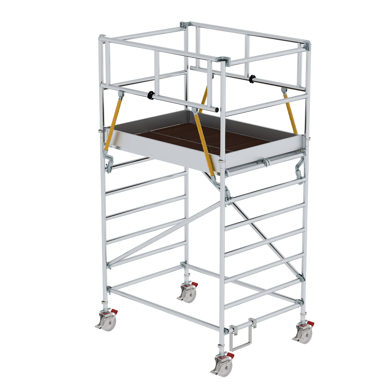 MUNK Rollgerüst SG mit Doppelplattform 1,35x1,80m Plattform 4,51m AH