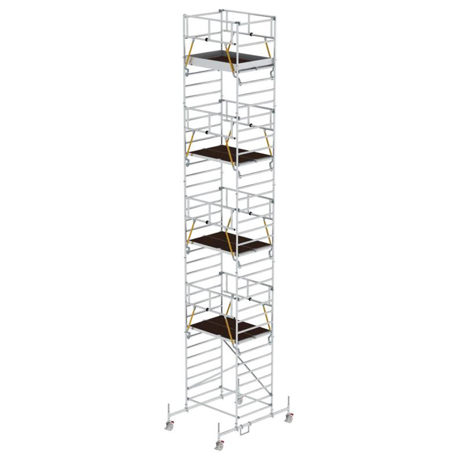 MUNK Rollgerüst SG mit Doppelplattform 1,35x1,80m Plattform 11,70m AH