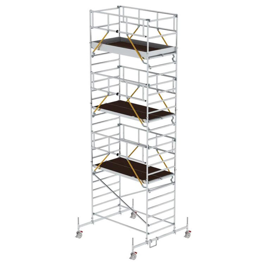 MUNK Rollgerüst SG mit Doppelplattform 1,35x2,45m Plattform 8,62m AH
